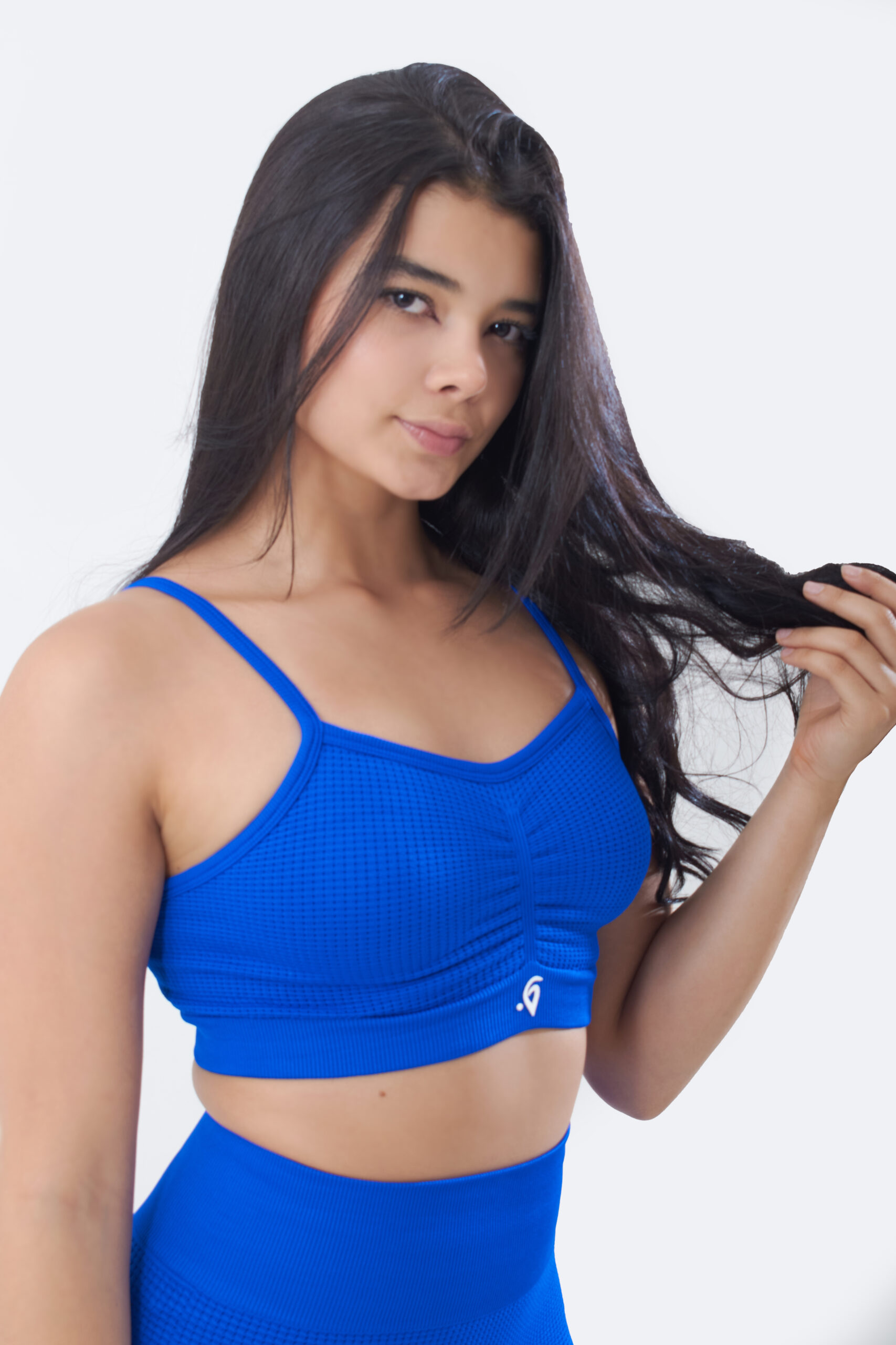BLUSA AZUL ELEC 1 Top Galleta - Imagen 1